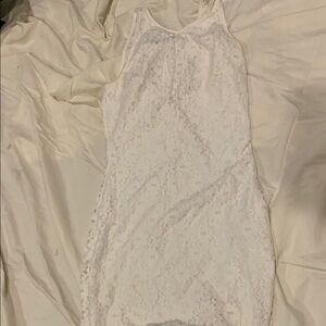 Zara Cream Ruched Slip Dress with Halter Neckline for Bride